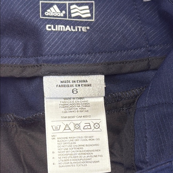 Adidas Blue Ankle Cropped Pants - Picture 4 of 7